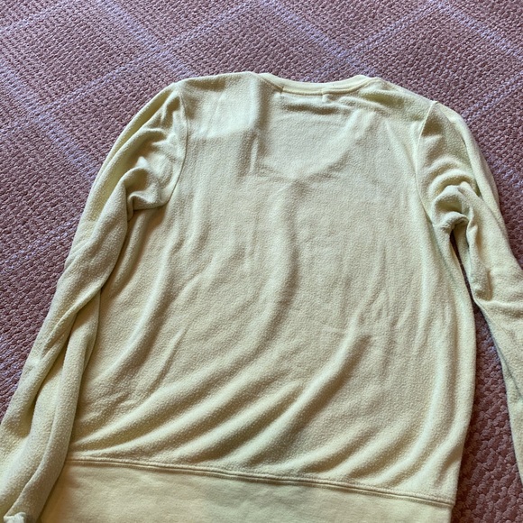 Wildfox light yellow lightweight sweatshirt. - Picture 4 of 4